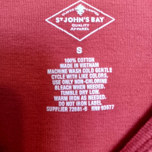 Salmon/pink long sleeve shirt - Picture 2 of 3